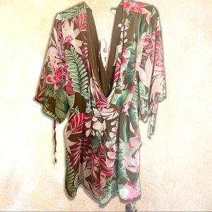 Perfect light and stylish floral summer romper (shorts) perfect for any body